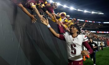 NFL's Jayden Daniels proclaims 'nothing but God' after Hail Mary pass