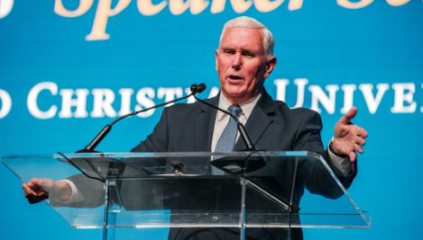 Mike Pence kicks off Christian college's speaker series, touted as model of Evangelical leadership