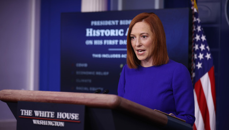 Psaki claims boys in girls’ sports is ‘right-wing propaganda ... not worthy of debate’