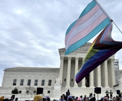 Dueling rallies demonstrate outside Supreme Court amid trans case: 'A human rights issue'