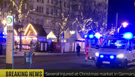 At least 2 killed, dozens injured in Christmas market attack in Germany