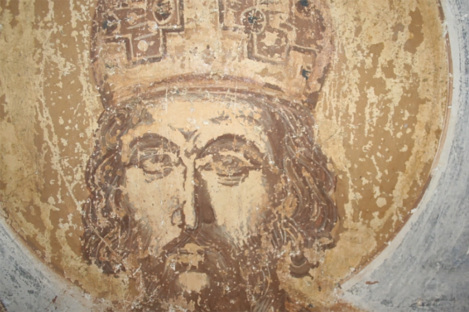 Portrait of 'last Christian emperor' of Constantinople and Byzantine found in Greece