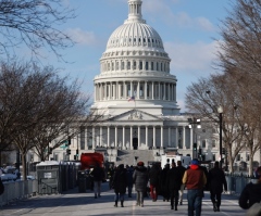 Scores wait in bitter DC cold to pay respects to Jimmy Carter: 'An honorable man'