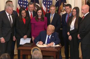 Trump signs Laken Riley Act; mother praises Jesus, hopes 'her life saves lives'