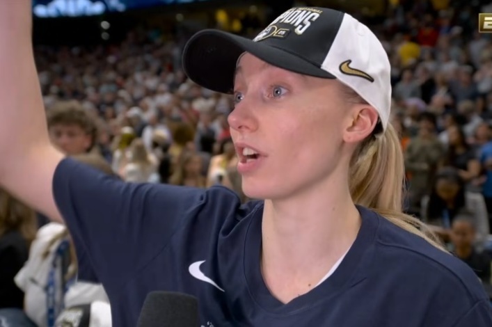 UConn star Paige Bueckers says 'God's strength' helped Huskies win national title