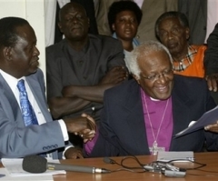 Tutu Begins Mediation Talks with Kenya Leaders