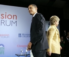 Obama, Clinton Face Deep Questions on God, Bible