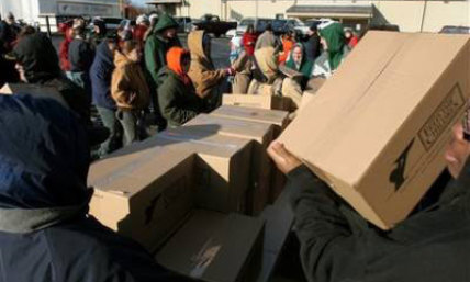 1,600 Families Seek Food Handouts in Indiana City