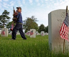 Americans, Some Churches Honor the War Dead