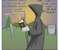 Grim Reaper Mocked