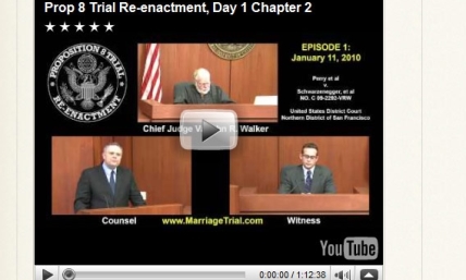 Filmmakers Assemble Actors to Re-Enact Prop 8 Trial for Web