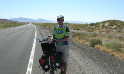 Former Marine Cycles Across U.S. for Solar Bibles