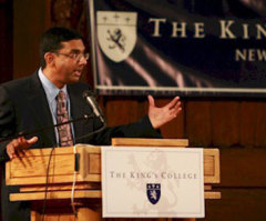 The King's College Taps Apologist Dinesh D'Souza as President