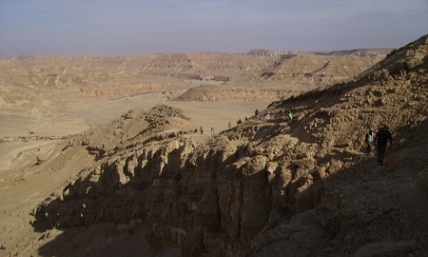 HIking in the Negev Desert