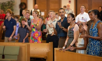 Obamas Go to Church Over Christmas Holiday