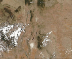 Las Conchas Fire Satellite Images