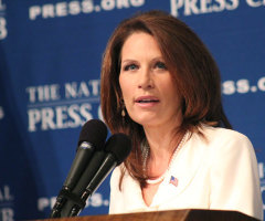 Michele Bachmann Quote About Earthquake, Irene Being Messages From God a Joke?