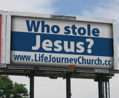 Ind. Church Uses Billboards to Ask 'Who Stole Jesus?'