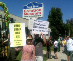 Atheists 'Picket' San Diego Creation Museum Celebration