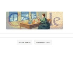 Google Celebrates Marie Curie's Birthday With Special Homepage