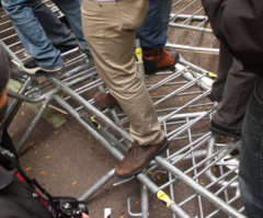 Occupy Wall Street: Police, Protesters Face Off at Zuccotti Park (PHOTOS)