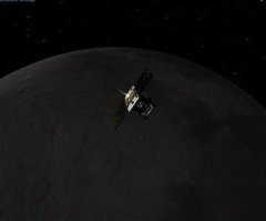 Pictures of NASA Probes Arriving in the Moon’s Orbit