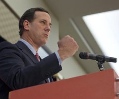 Santorum Says He's in Race to Stay; Focuses on Delegates