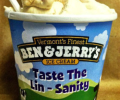 Linsanity Ice Cream Launched by Ben & Jerry's; Fortune Cookies Dropped