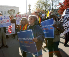 Activists Rally at Supreme Court for Health Law Arguments