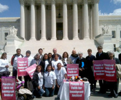 Religious Left Holds Prayer Vigil at Supreme Court Over Immigration Law