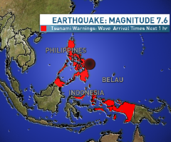 7.6-Magnitude Earthquake in Philippines Prompts Tsunami Warning