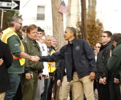 Obama in Staten Island: President Encourages Residents Enduring Sandy's Aftermath