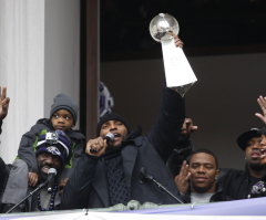 Ray Lewis Talks Agape Love, Isaiah 54:17 at Baltimore Ravens' Super Bowl Parade