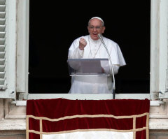 Pope Francis Surprise Appearance: Shakes Hands, Speaks of God's Forgiveness