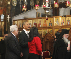 Obama Visits Nativity Church in Bethlehem; Called 'Messenger of Peace'