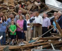 Obama Quotes Bible to Urge Americans to 'Step Up' Aid to Oklahoma Tornado Survivors