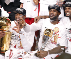 Dwyane Wade Praises God for His Victory After Miami Heat's NBA 2013 Finals Win